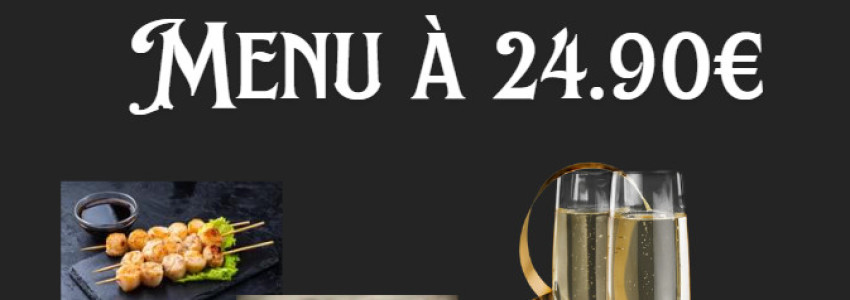 Menu à 24.90€