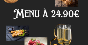 Menu à 24.90€