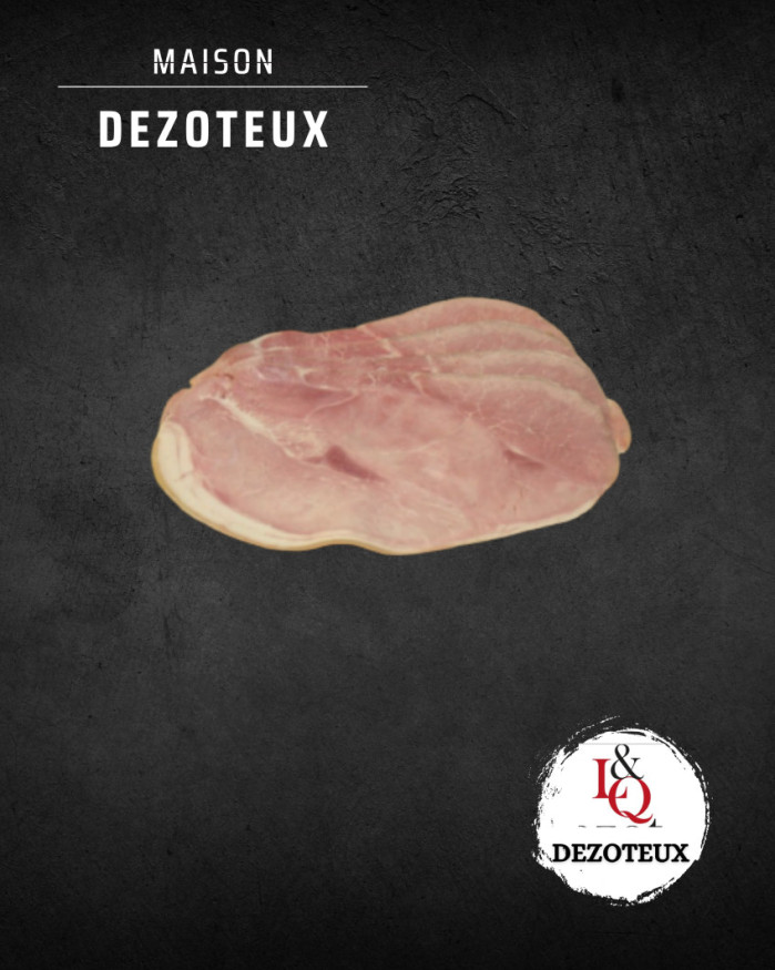 Tranche de jambon fumé 