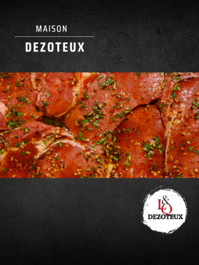 Steaks marinés 