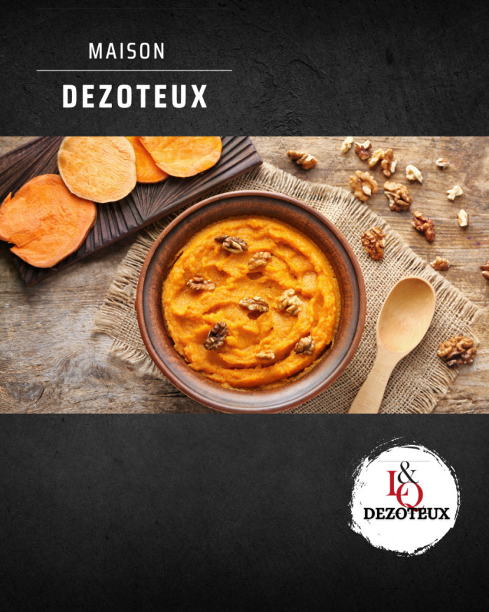 Purée patate douce 