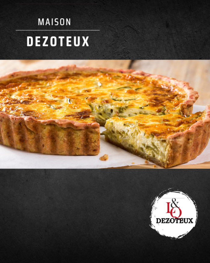 Quiche poireaux chèvre