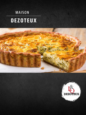 Quiche poireaux chèvre