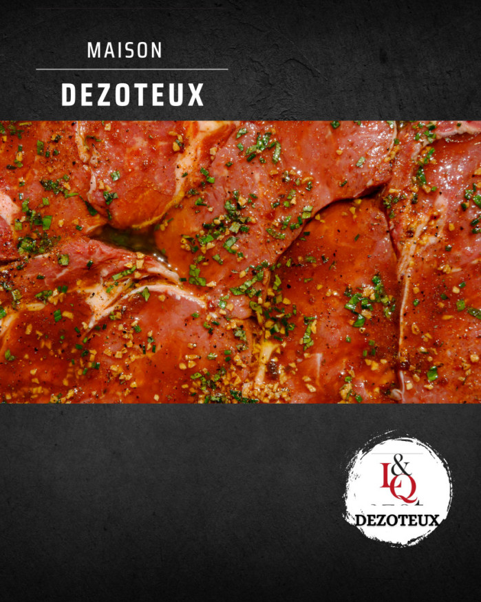 Steak de porc mariné 