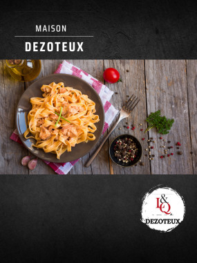 tagliatelles aux deux saumons 