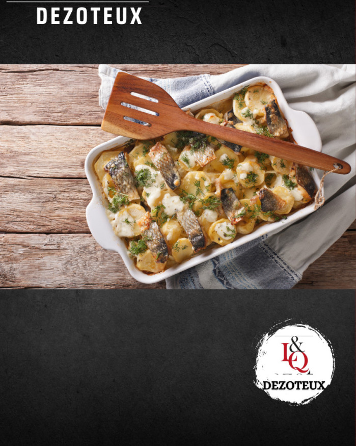 Gratin aux deux saumons 