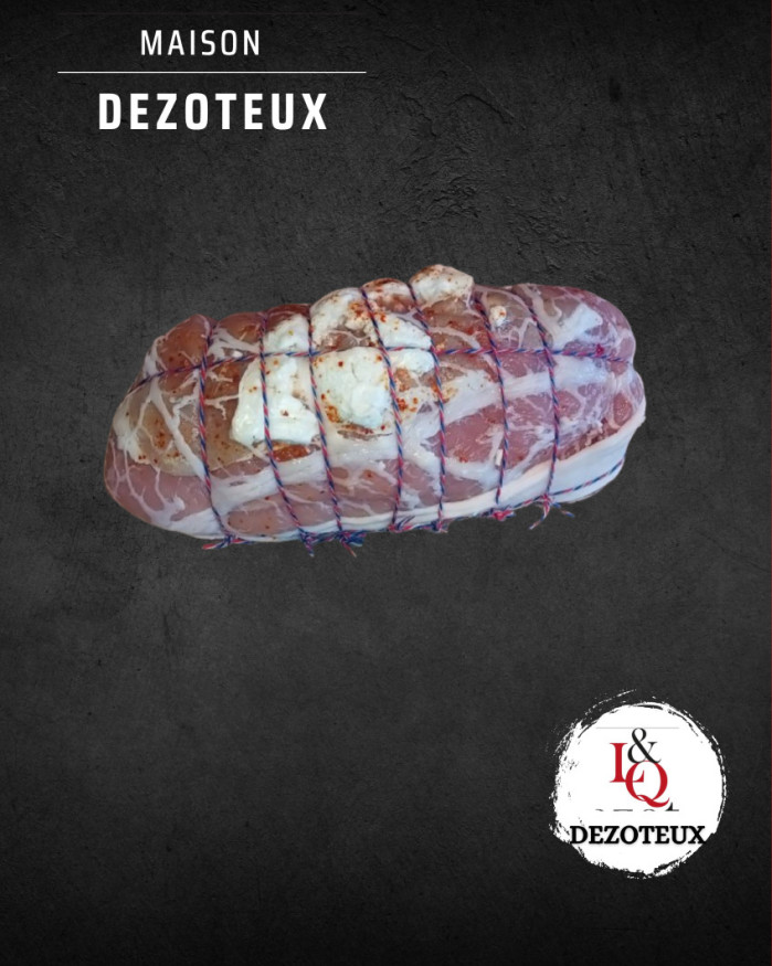 Rôti de dinde  au chèvre- miel