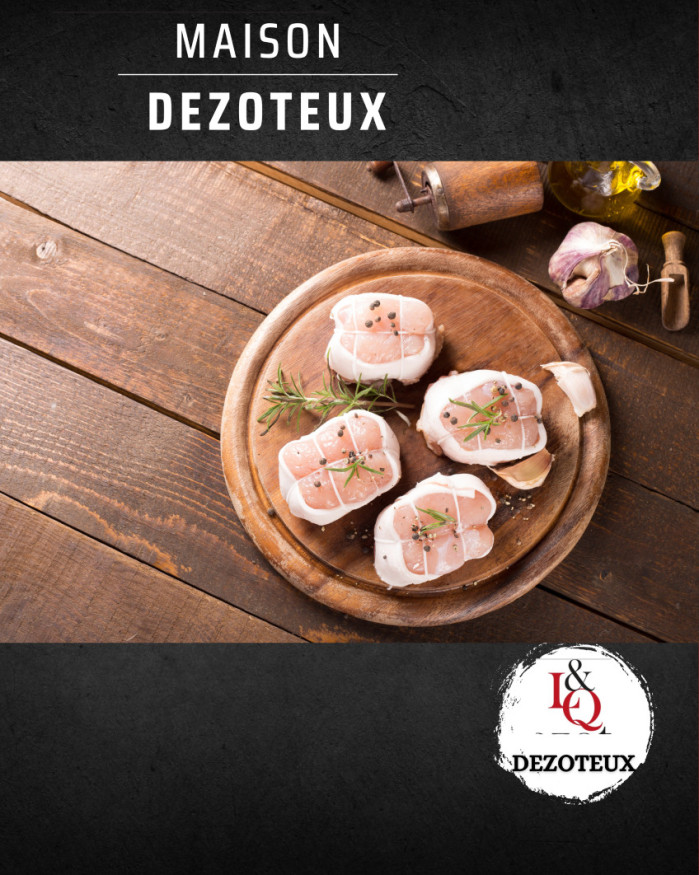 Paupiette de pintade farcie à la normande