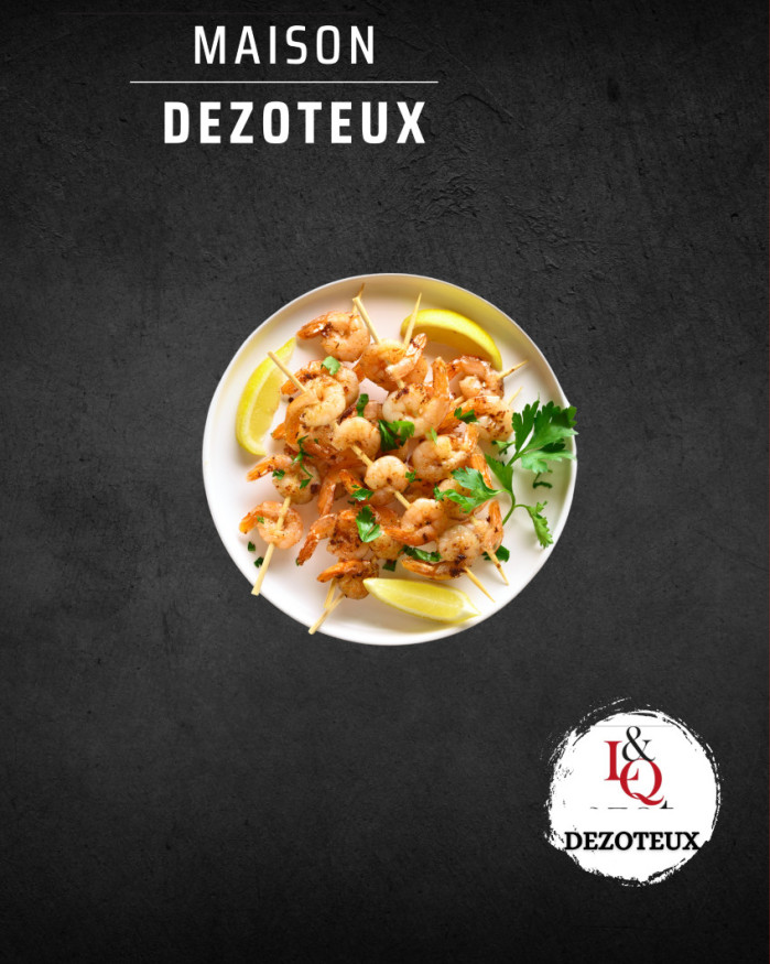 Cassolette saint jacques gambas 