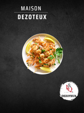 Cassolette saint jacques gambas 