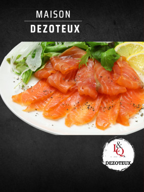 Assiette autour du saumon 