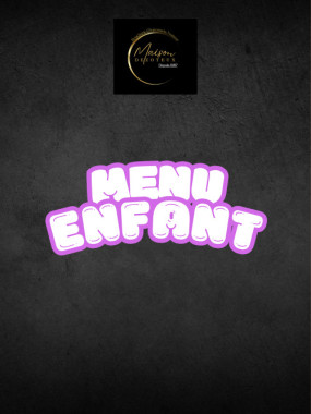 Menu enfant 