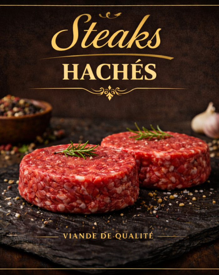 steak haché cheval reconstitué 