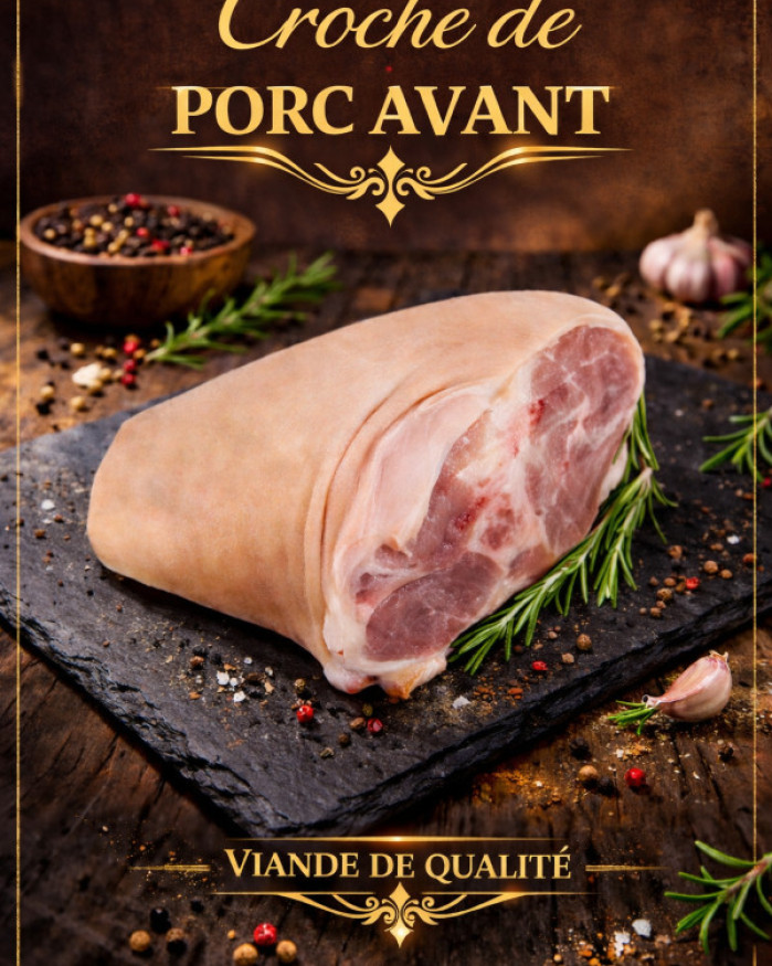 Croche de porc avant 