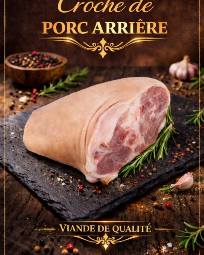Croche de porc arrière 