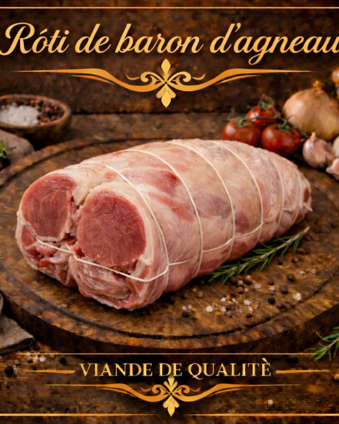 Rôti baron d'agneau 