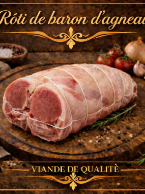 Rôti baron d'agneau 