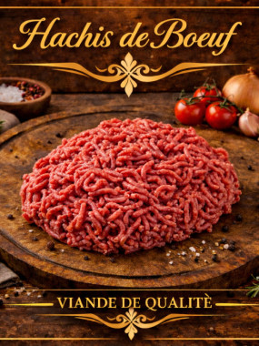 Viande hachée de boeuf 