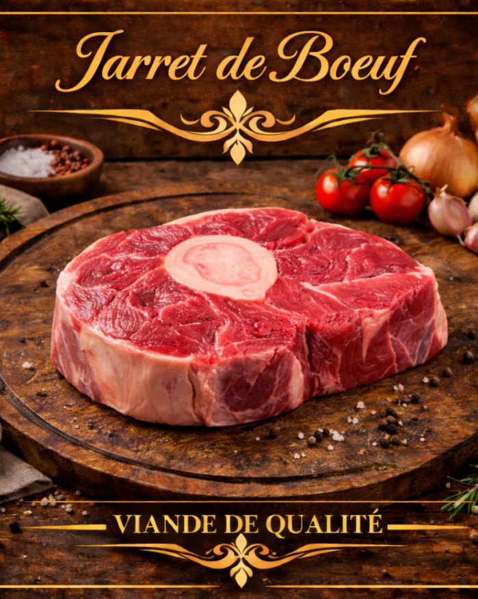 Jarret de boeuf avec os 