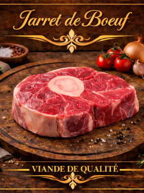 Jarret de boeuf avec os 