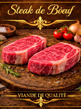 Steak de bœuf 
