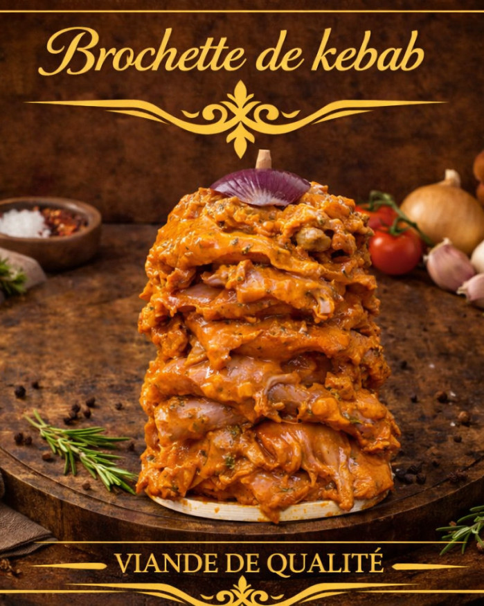Brochette de kebab 