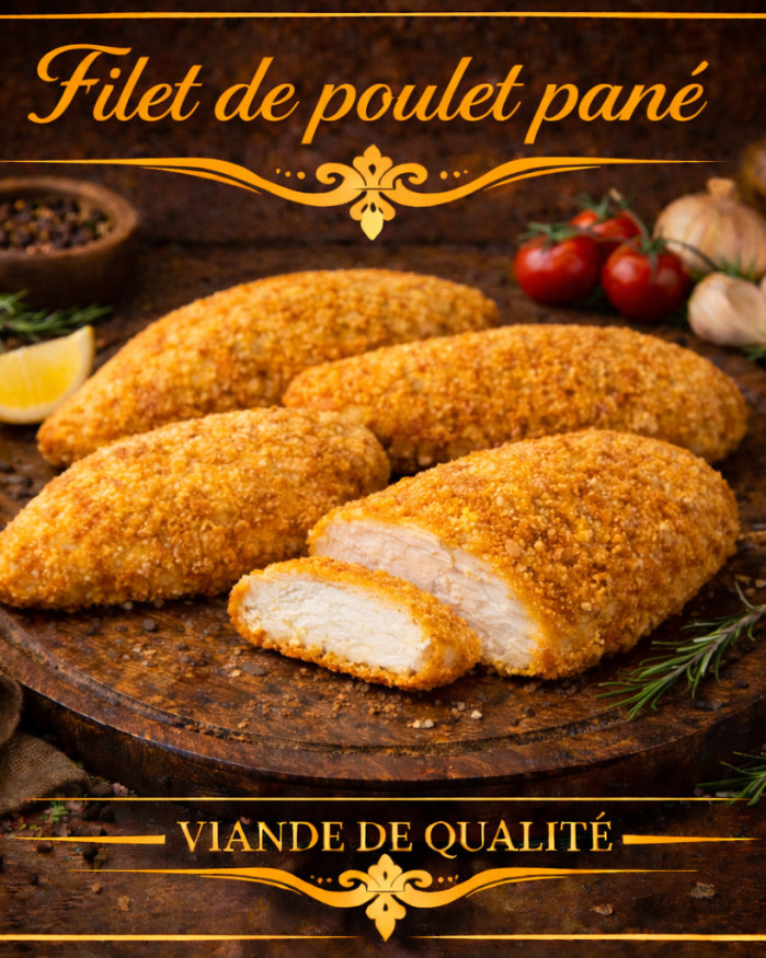 Filet de poulet panné