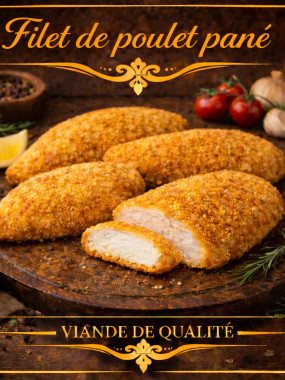 Filet de poulet panné