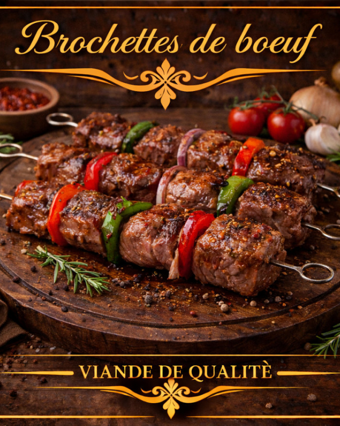 Brochette de boeuf