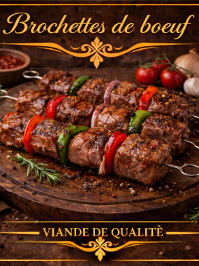 Brochette de boeuf