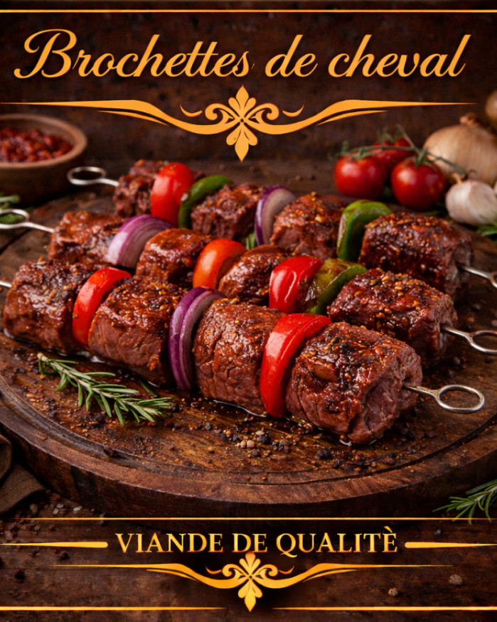 Brochette cheval
