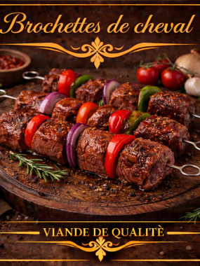 Brochette cheval