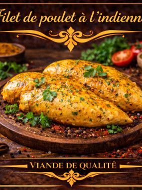 Steak de poulet à l'indienne 