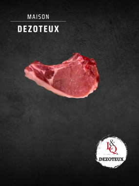 Cote de porc première Duroc d'olive 