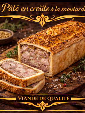 Pâté en croute à la moutarde 