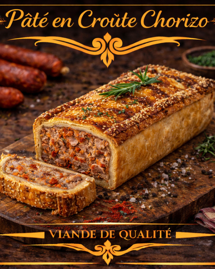 Mini Paté en Croute au chorizo