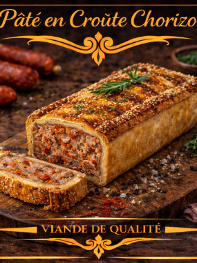 Mini Paté en Croute au chorizo