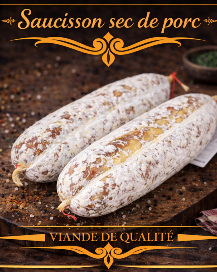 saucissons secs de porc