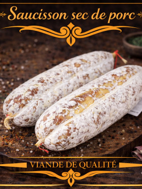 saucissons secs de porc