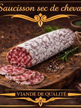 saucisson sec de cheval 