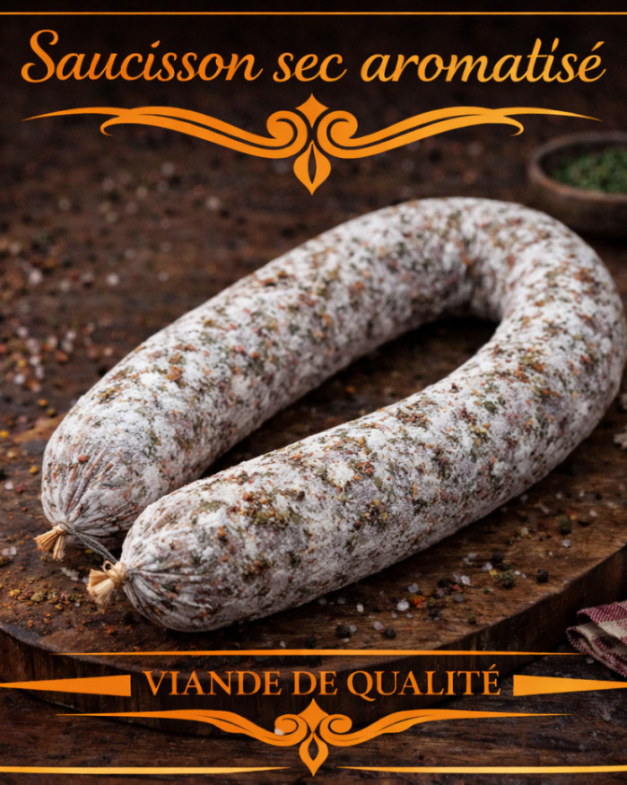 saucissons sec aromatisé