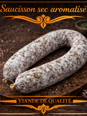 saucissons sec aromatisé
