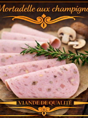 Mortadelle aux champignons 