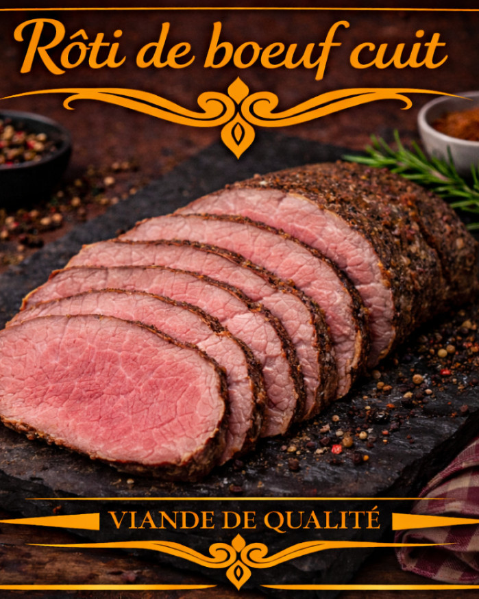 roti de boeuf cuit