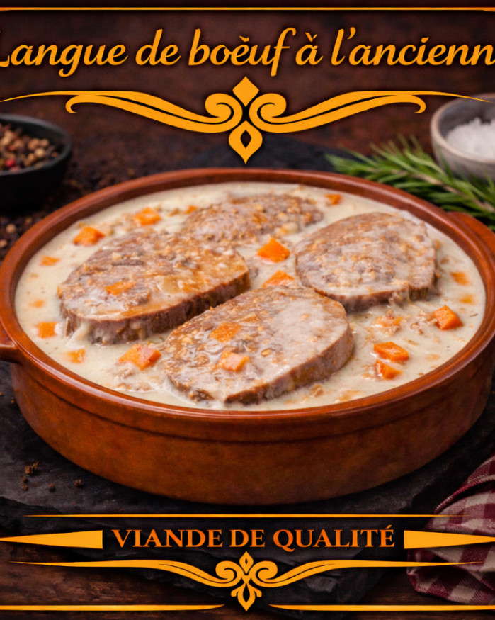 langue de bœuf à l'ancienne 