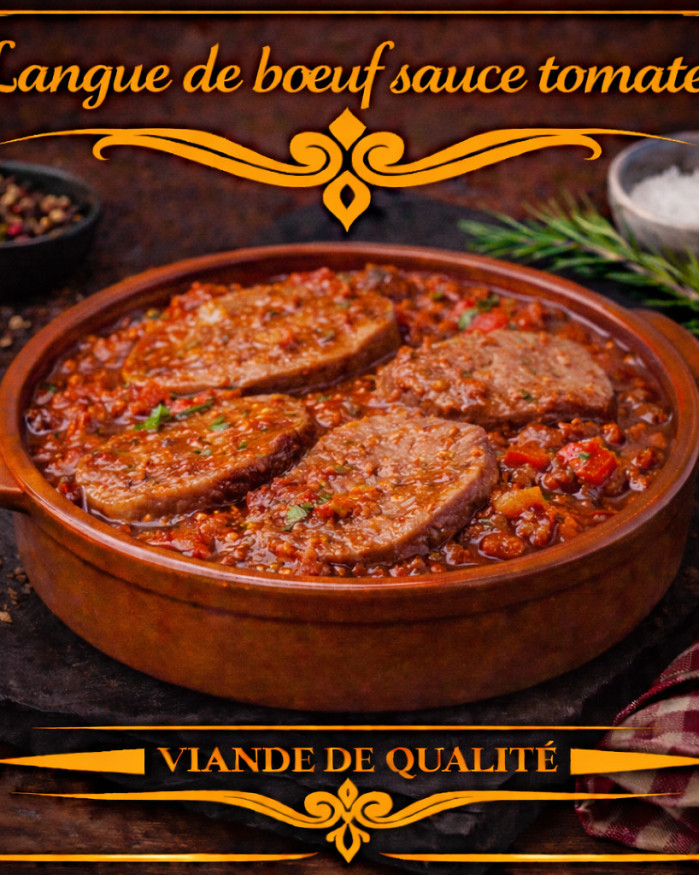 Langue de boeuf sauce tomate 