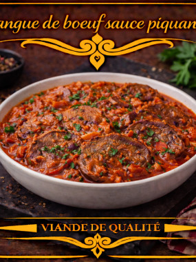 Langue de bœuf sauce piquante 