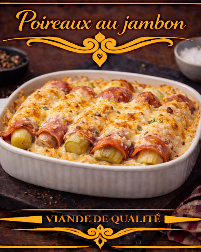 Poireaux jambon 