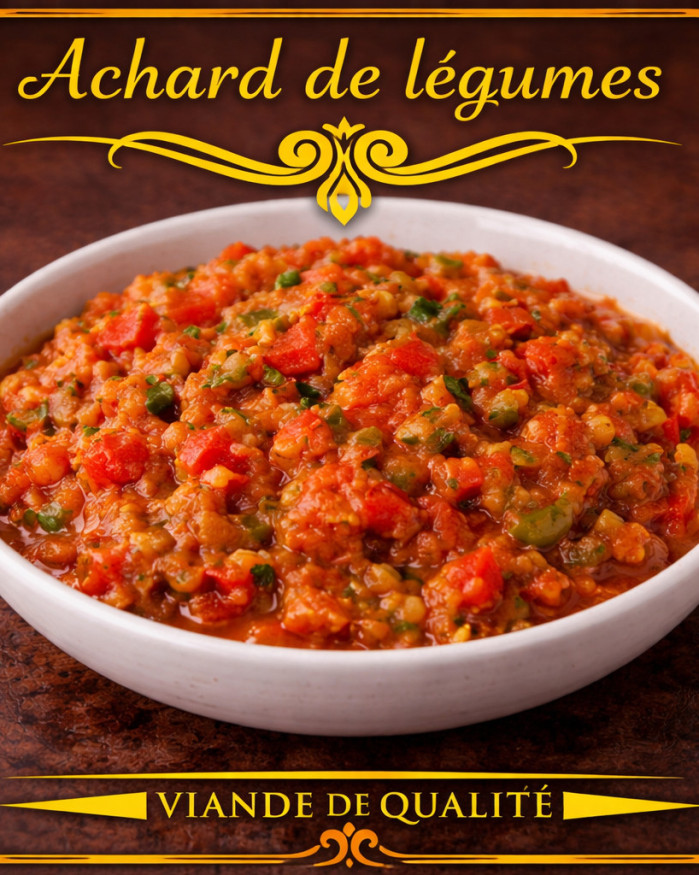 Achard de légumes 