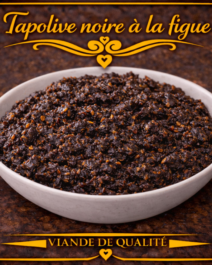 Tapolive noire à la figue 